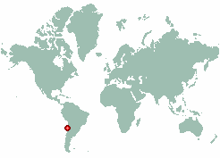 Cachitos in world map