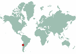 Provincia de Los Andes in world map